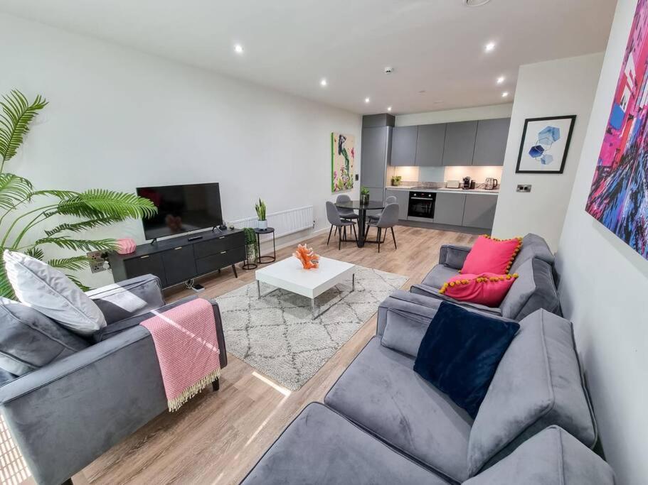 Luxury City Centre Townhouse With Parking Manchester Luaran gambar